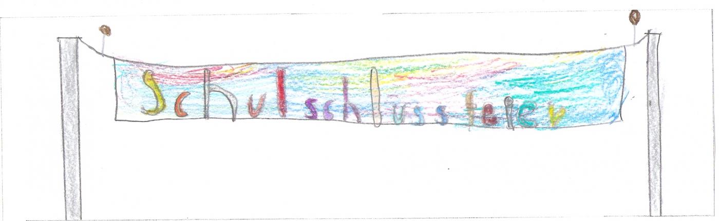 Zeichnungen Kinder - Schulschlussfeier