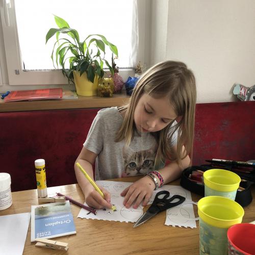 Homeoffice Bastelstunde