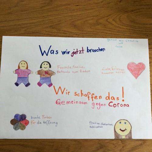 Durchhalteparolen von Kindern