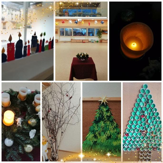 © VS Scheffau Collage zum ersten Andventsonntag