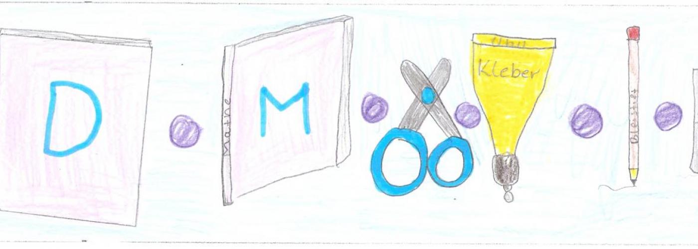 Zeichnung Kinder - Schulmaterialien